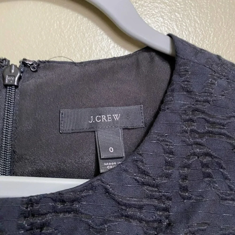J‎ Crew Classic Black Dress, Size 0
